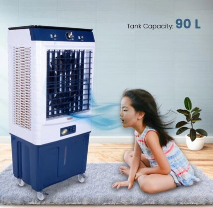 Glass Top Air Cooler with Ice Chamber